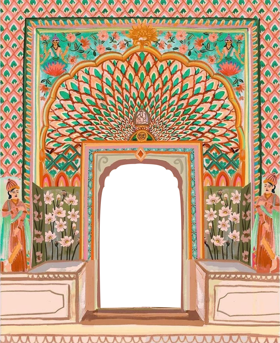 Royal palace gateway